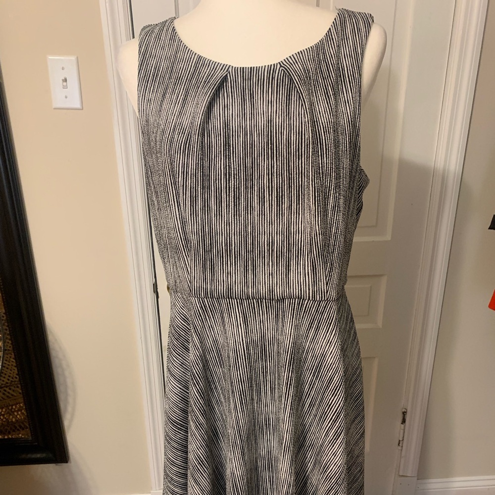 Elle dress - blue and white, like new condition